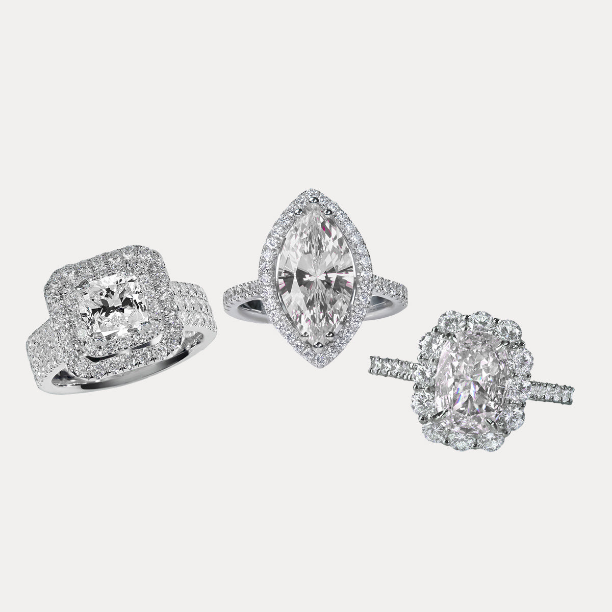 Classic Diamond Ring Set