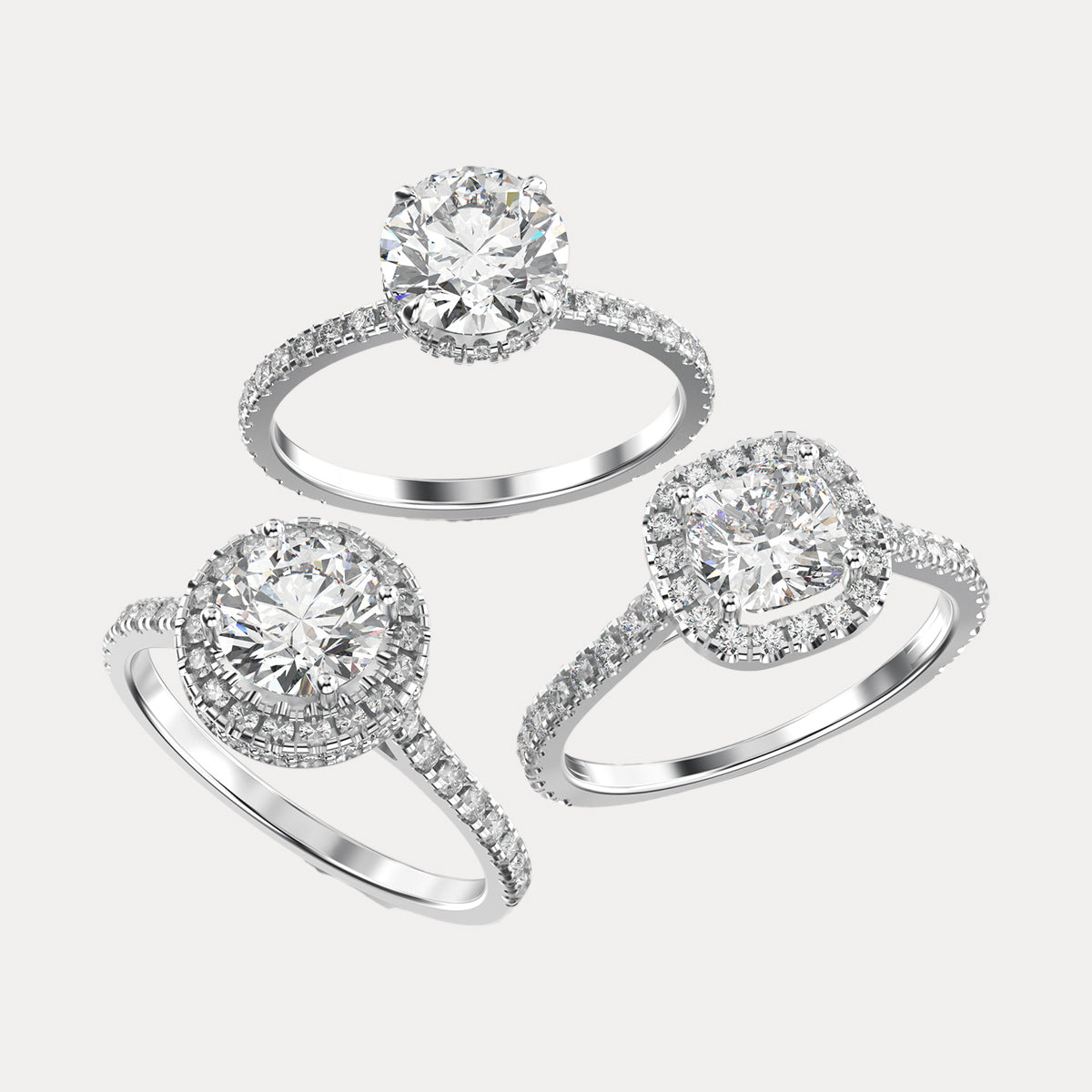 Classic Diamond Rings