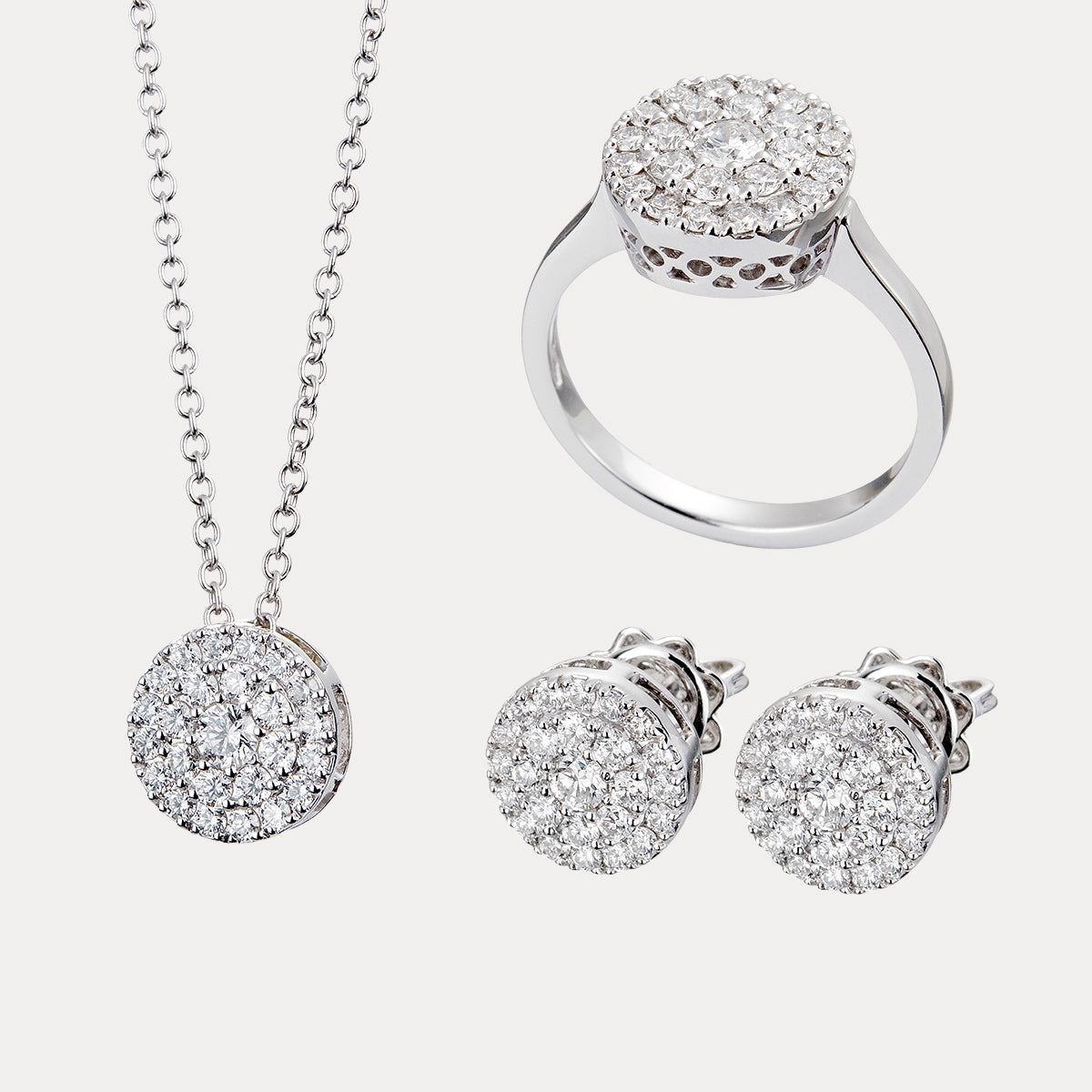 Pave Diamond Fashion Set